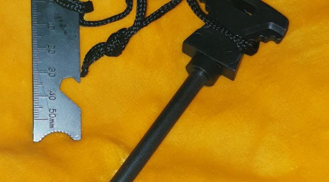 Feuer machen mit wenigen Materialien